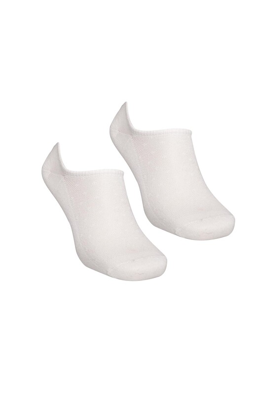 ROFF - Kadın Bambu Sneakers Çorap 27601 | Beyaz