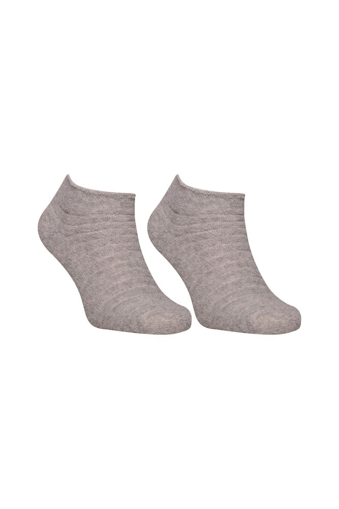 Kadın Ters Havlu Patik Çorap 216 | Gri