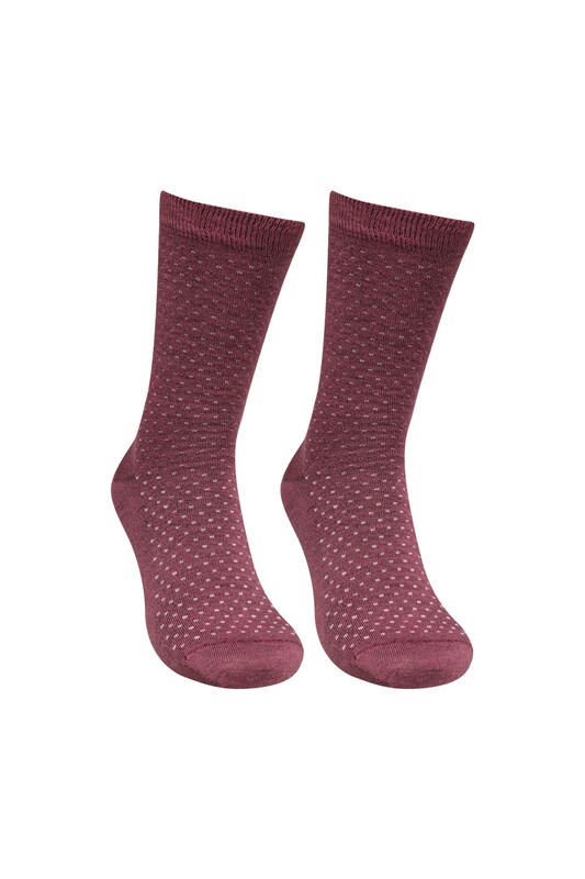 ARC - Kadın Bambu Viscose Soket Çorap 251-2 | Gül Kurusu
