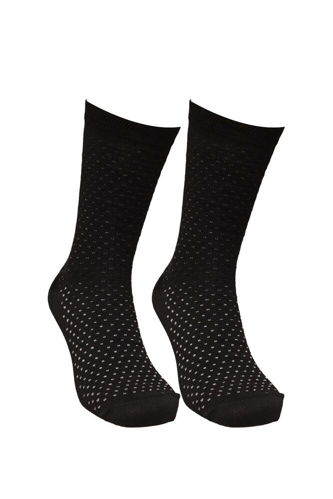 Kadın Bambu Viscose Soket Çorap 251-2 | Siyah