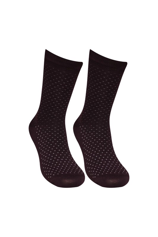 ARC - Kadın Bambu Viscose Soket Çorap 251-2 | Mürdüm