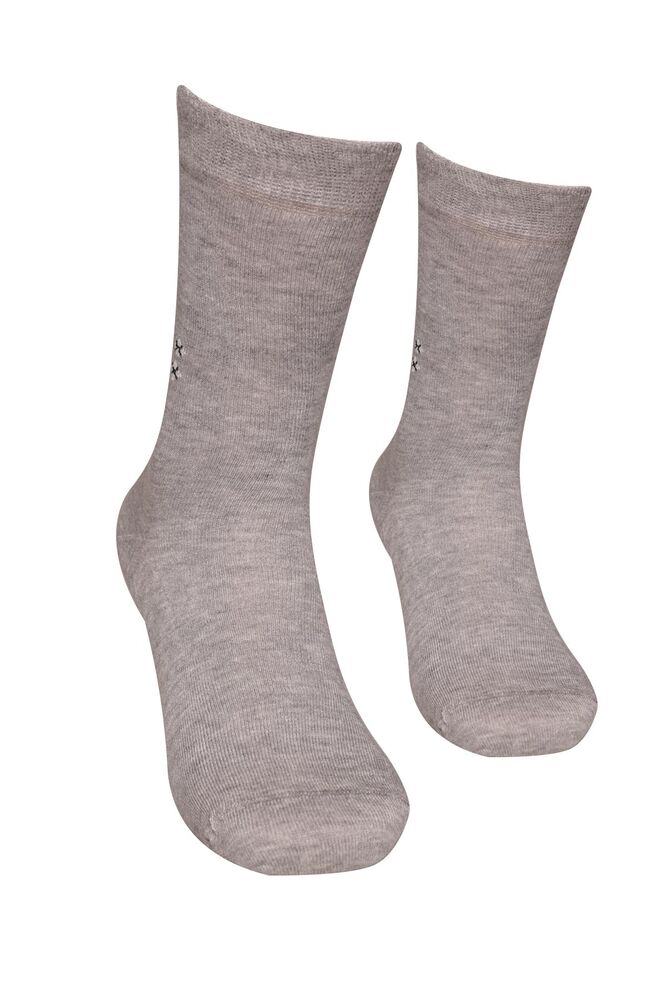 Kadın Bambu Viscose Soket Çorap 251-1 | Gri