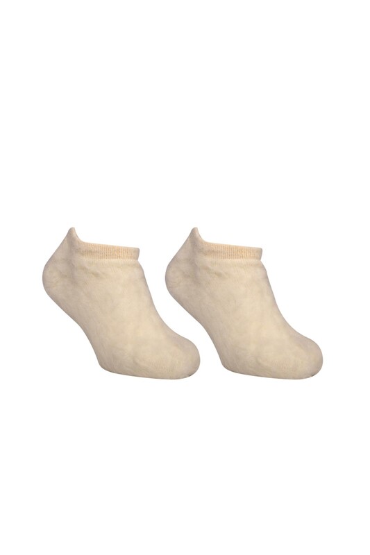 BİTKE - Kadın Havlu Soket Çorap 3031 | Krem