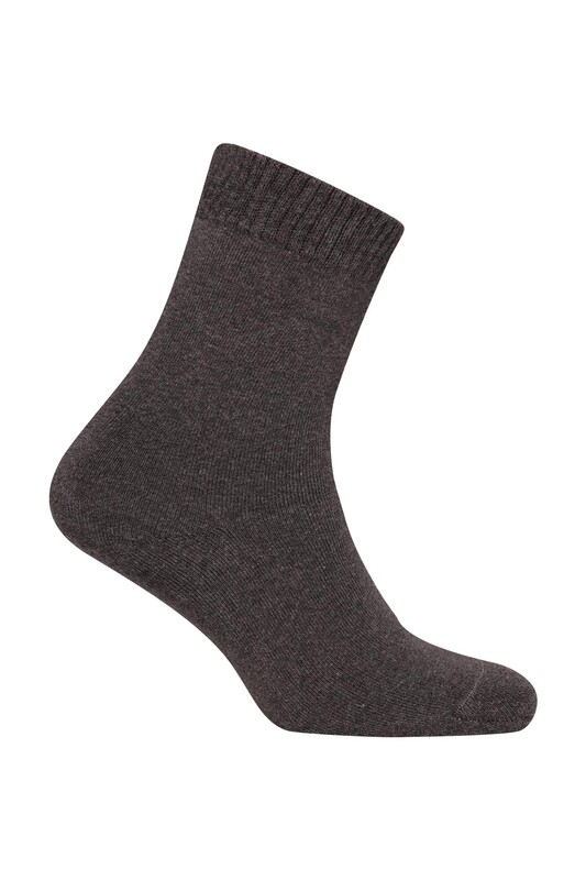 Kadın Havlu Soket Çorap 70100 | Antrasit - Thumbnail