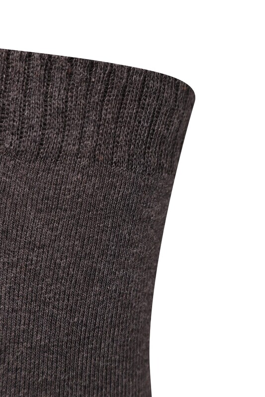 Kadın Havlu Soket Çorap 70100 | Antrasit - Thumbnail