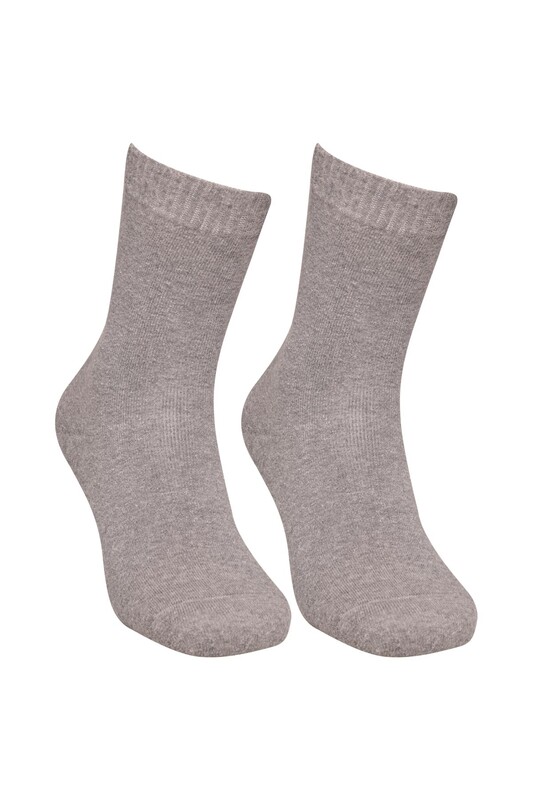 CAKS SOCKS - Kadın Havlu Soket Çorap 70100 | Gri