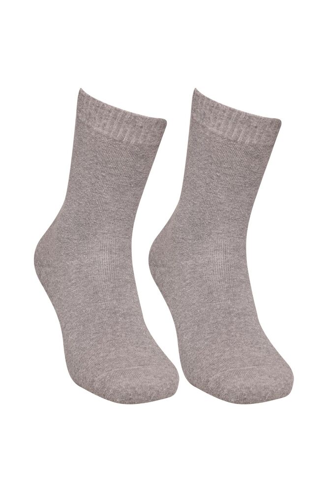 Kadın Havlu Soket Çorap 70100 | Gri