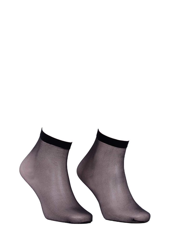 Daymod İnce Parlak Soket Çorap Fity 15 | Siyah