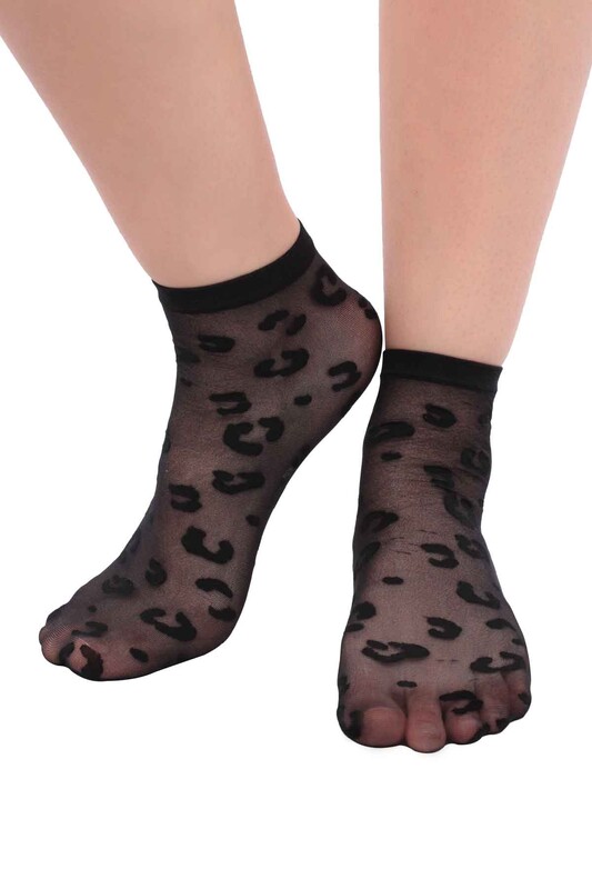 DAYMOD - DayMod Retro Soket Çorap | Siyah