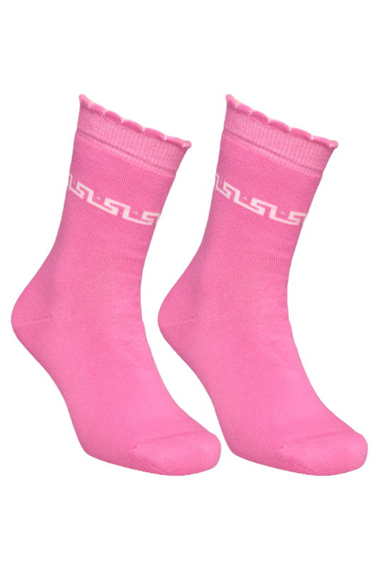 Kadın Havlu Soket Çorap 8504 | Açık Pembe - Thumbnail