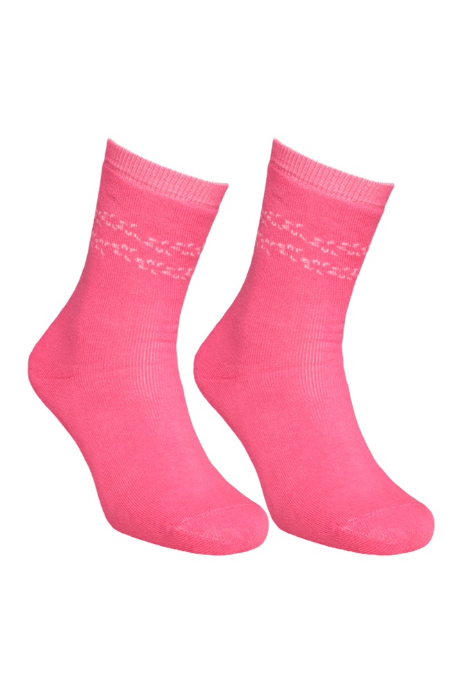 Kadın Havlu Soket Çorap 8504 | Pembe