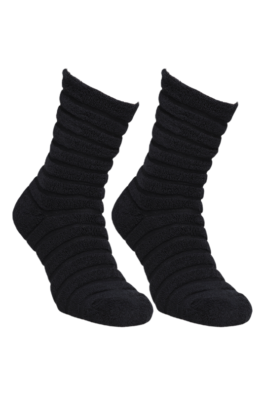 DÜNDAR - Kadın Havlu Soket Çorap 8504-1 | Lacivert