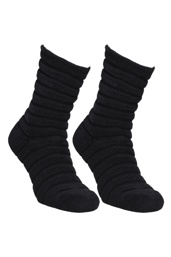 Kadın Havlu Soket Çorap 8504-1 | Lacivert