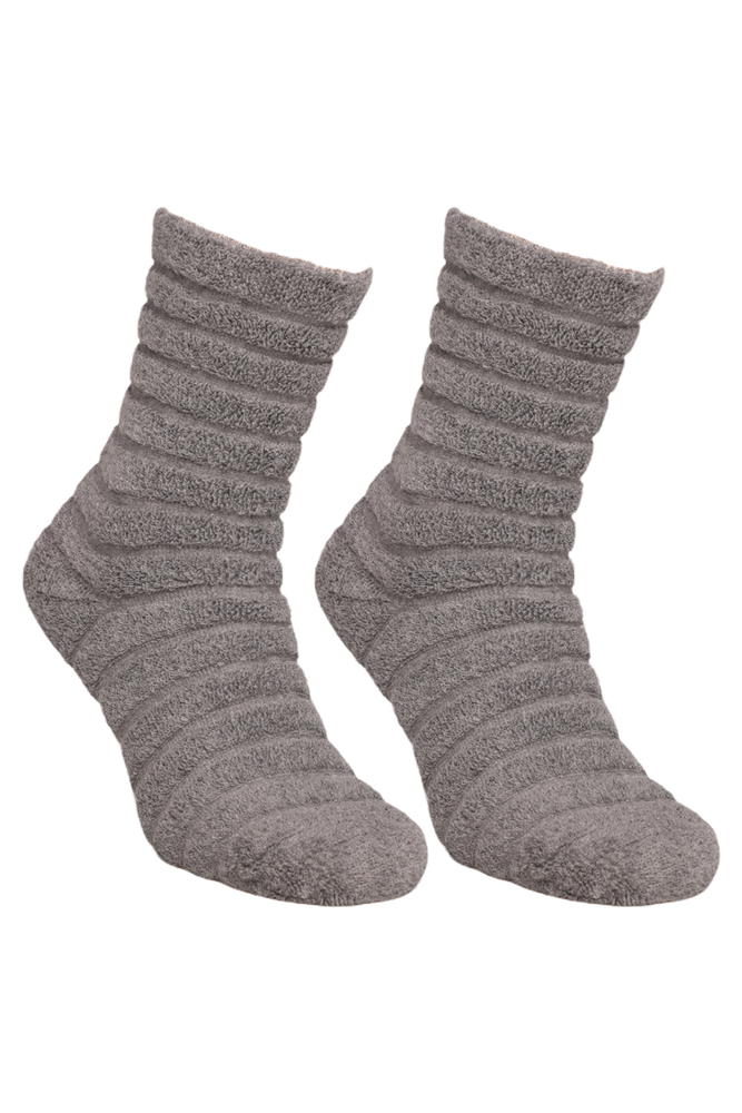 Kadın Havlu Soket Çorap 8504-1 | Füme