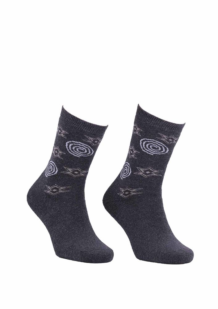 Yıldızlı Havlu Çorap 2050 | Füme