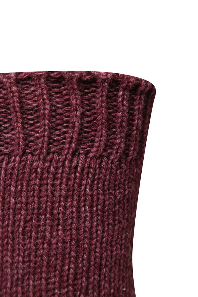 Kadın Yün Çorap B10 | Bordo