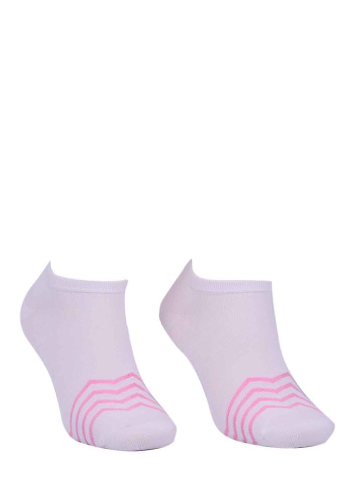 Paktaş Zikzaklı Patik Çorap 2600 | Beyaz