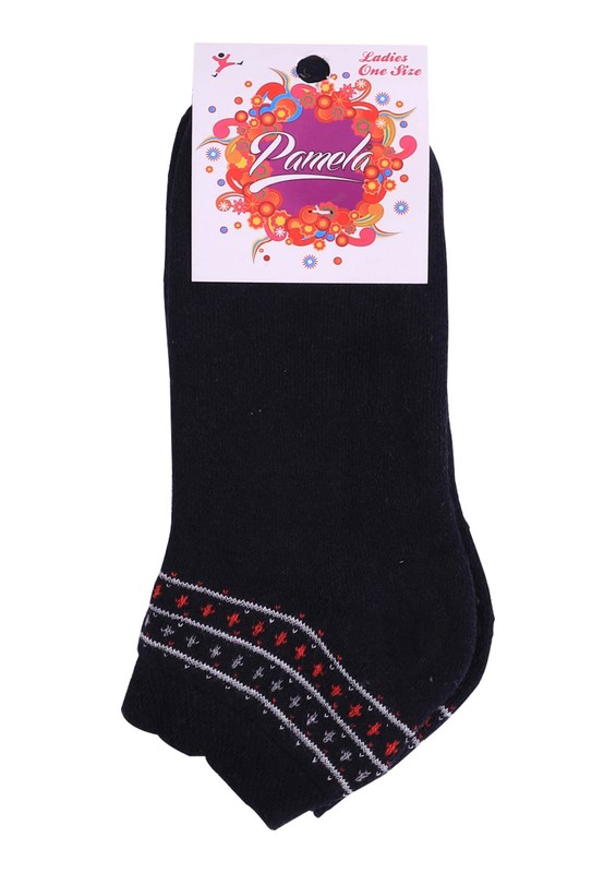 Bileği Desenli Çorap 620 | Lacivert - Thumbnail