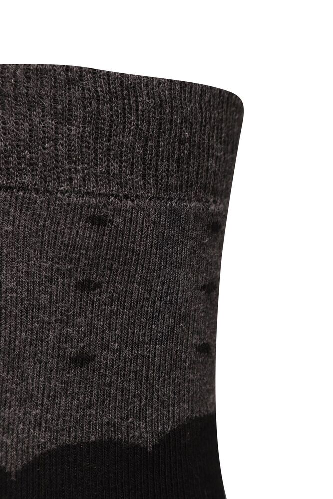 Pola Çisel Kadın Havlu Çorap 1931 | Siyah