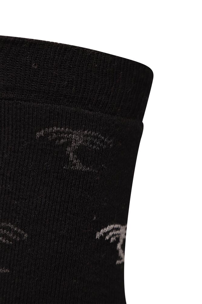 Pola Sırça Kadın Havlu Çorap 1934 | Siyah