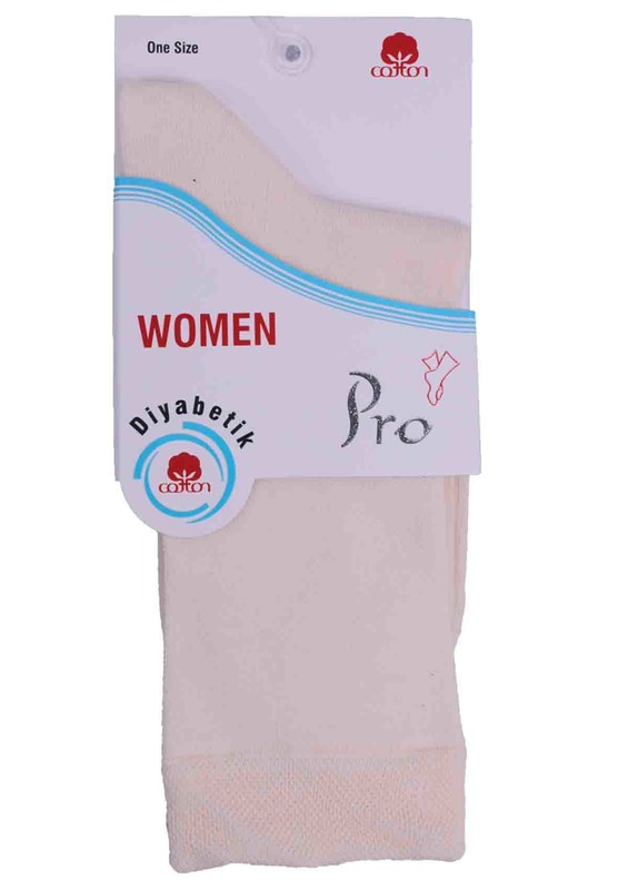 Pro Kadın Diyabetik Çorap 16409 | Krem - Thumbnail