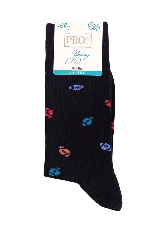 PRO - Pro Arısto Unisex Penye Çorap 11003 | Siyah