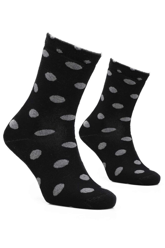 Zambezi Kadın Havlu Çorap 24628 | Siyah