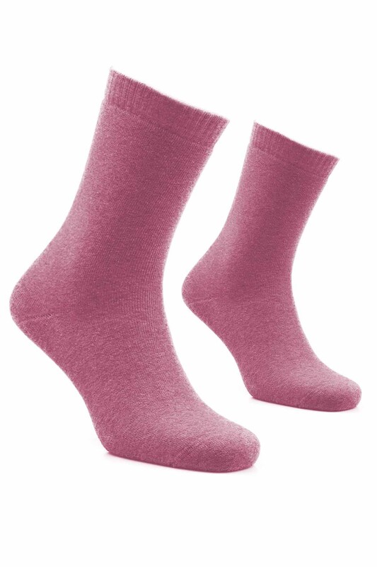 PRO - Kadın Havlu Çorap 24607 | Gül Kurusu