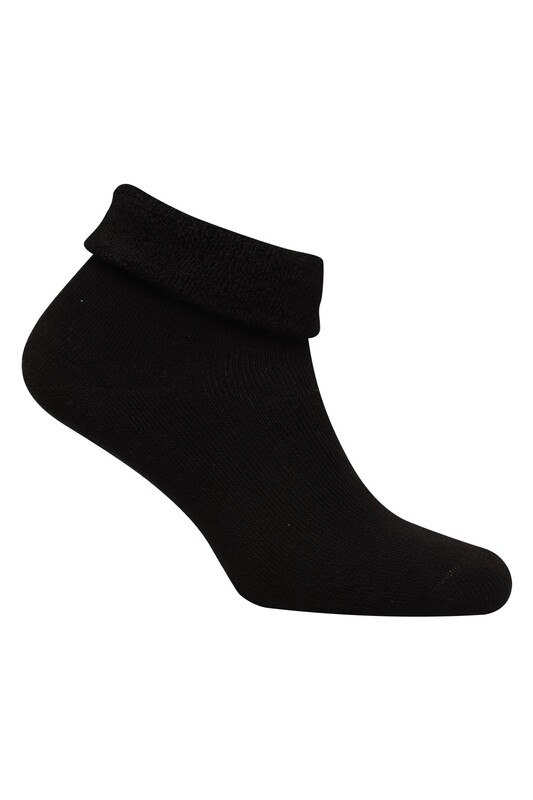 Roff Kadın Termal Havlu Çorap 25200 | Siyah - Thumbnail