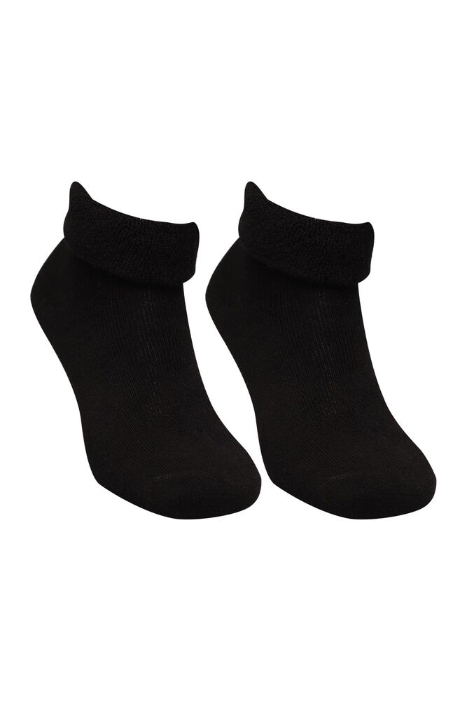 Roff Kadın Termal Havlu Çorap 25200 | Siyah