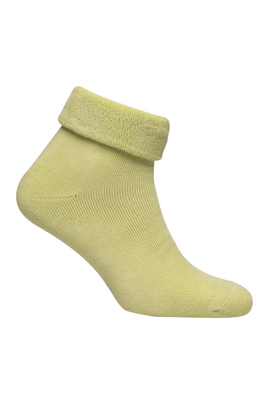 Roff Kadın Termal Havlu Çorap 25200 | Fıstık Yeşili - Thumbnail