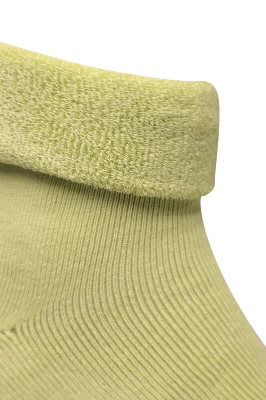 Roff Kadın Termal Havlu Çorap 25200 | Fıstık Yeşili - Thumbnail