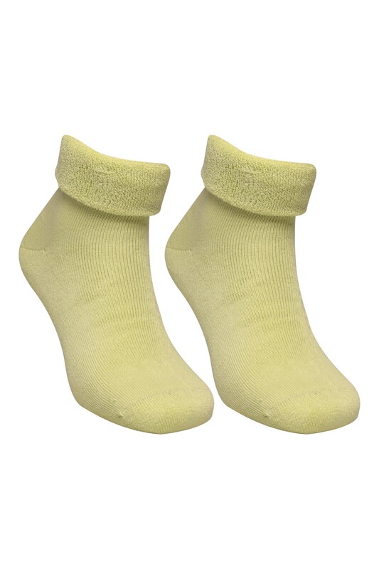 ROFF - Roff Kadın Termal Havlu Çorap 25200 | Fıstık Yeşili