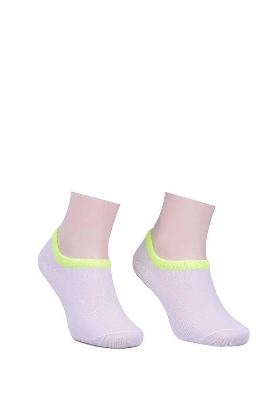 SAHAB - Sahab Bileği Renkli Soket Çorap 539 | Sarı