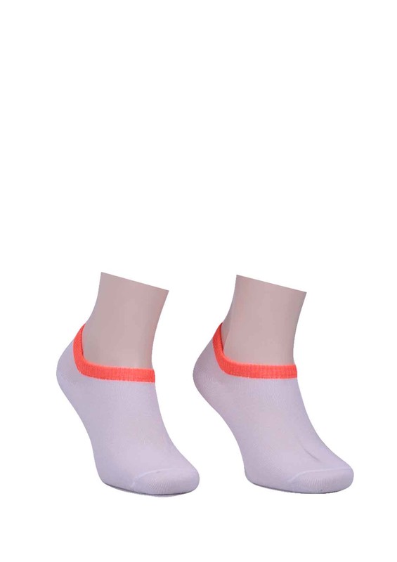 SAHAB - Sahab Bileği Renkli Soket Çorap 539 | Turuncu