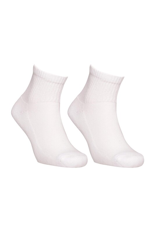SAHAB - Kadın Havlu Soket Çorap 50500 | Beyaz
