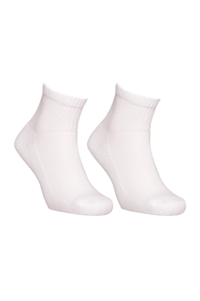 Kadın Havlu Soket Çorap 50500 | Beyaz