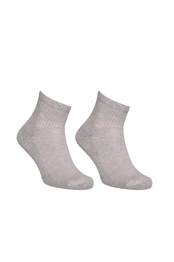 Kadın Havlu Soket Çorap 50500 | Gri