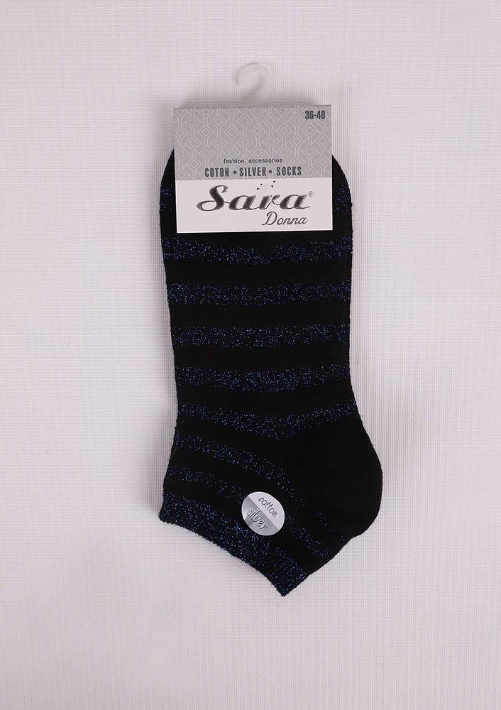 Desenli Simli Soket Çorap 100 | Saks