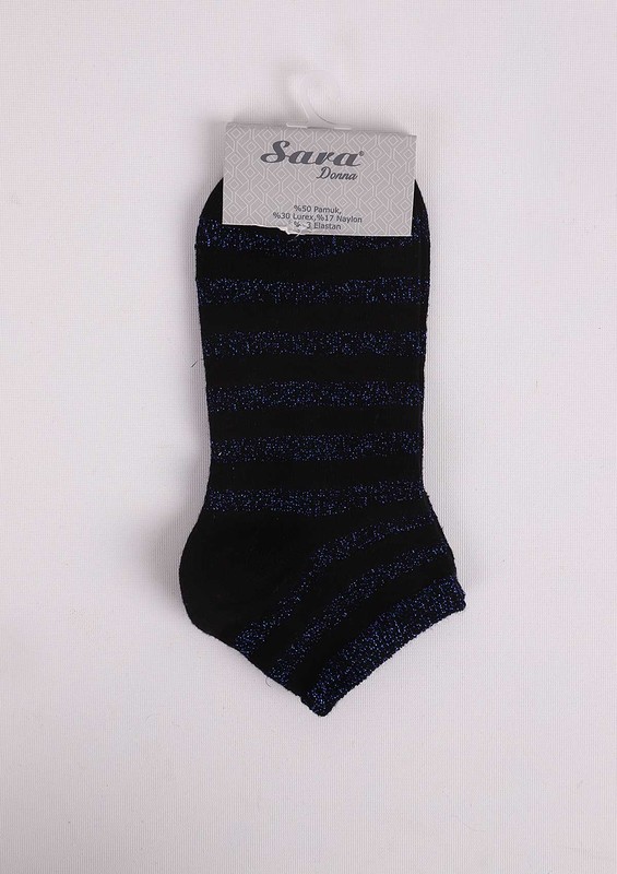 Desenli Simli Soket Çorap 100 | Saks - Thumbnail