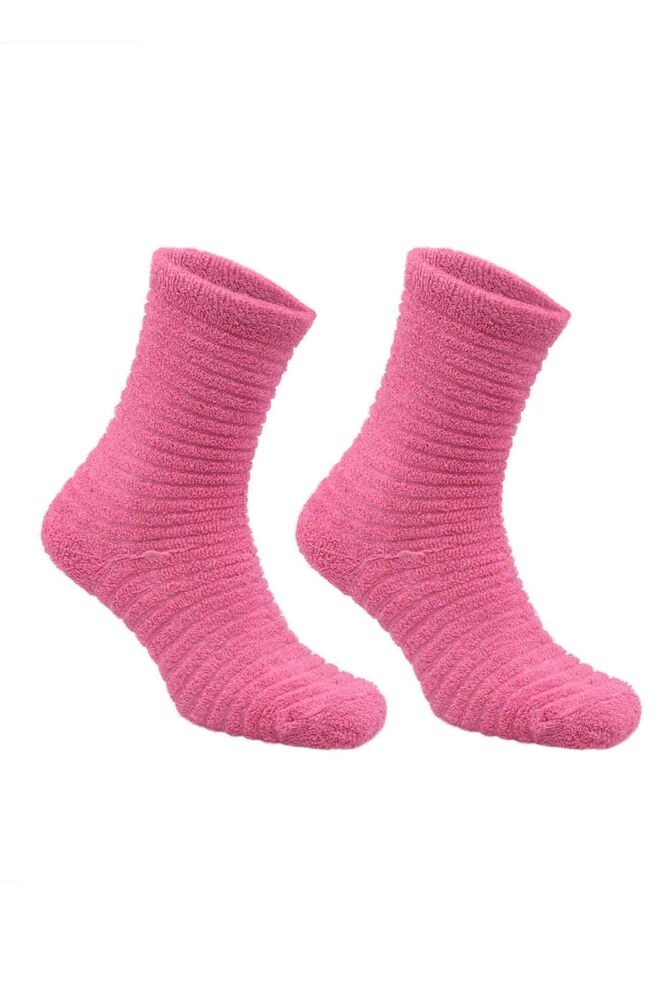 Kadın Termal Havlu Soket Çorap | Pembe