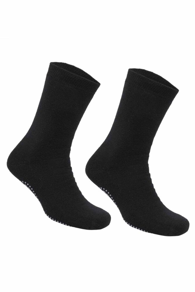 Kadın Kaydırmaz Taban Havlu Soket Çorap | Siyah