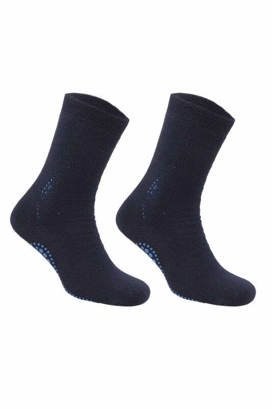 SARA DONNA - Kadın Kaydırmaz Taban Havlu Soket Çorap | Lacivert