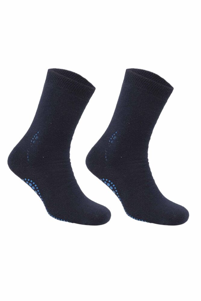 Kadın Kaydırmaz Taban Havlu Soket Çorap | Lacivert