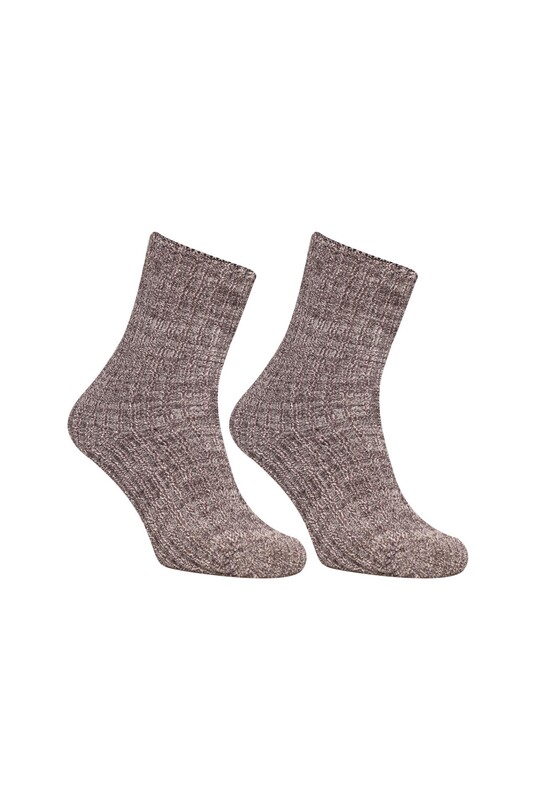 SARA DONNA - Kadın Outdoor Socks Bot Çorabı | Kahve