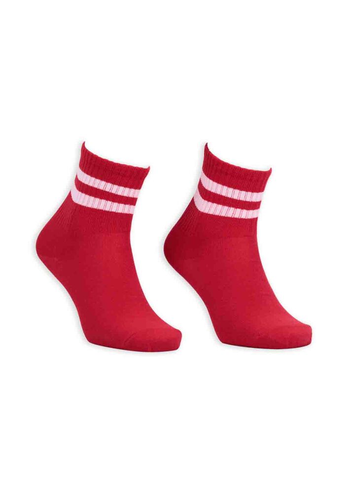 Pola Teenage Kadın Soket Çorap | Kırmızı