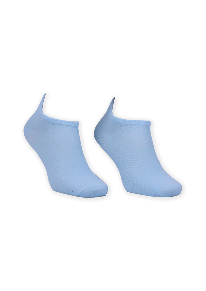 Nakış Desenli Kadın Soket Çorap | Bebe Mavi
