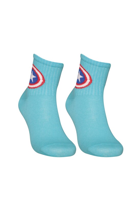 SİMİSSO - Baskılı Kadın Soket Çorap 0001 | Renk1