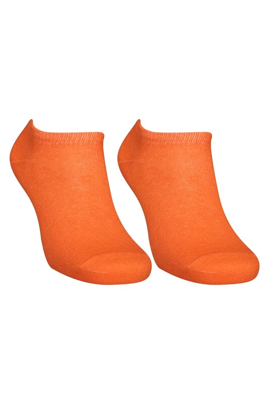 SİMİSSO - Meyve Desenli Kadın Soket Çorap | Turuncu