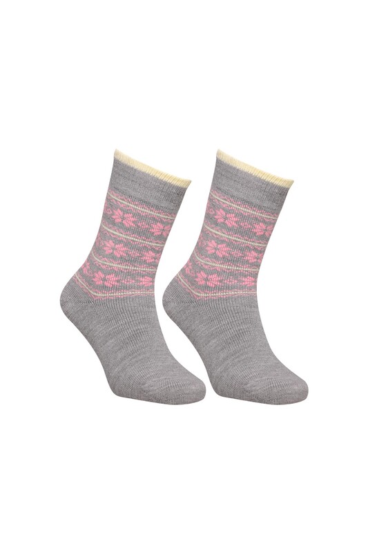 URVE - Termal Kadın Soket Çorap 6045 | Gri